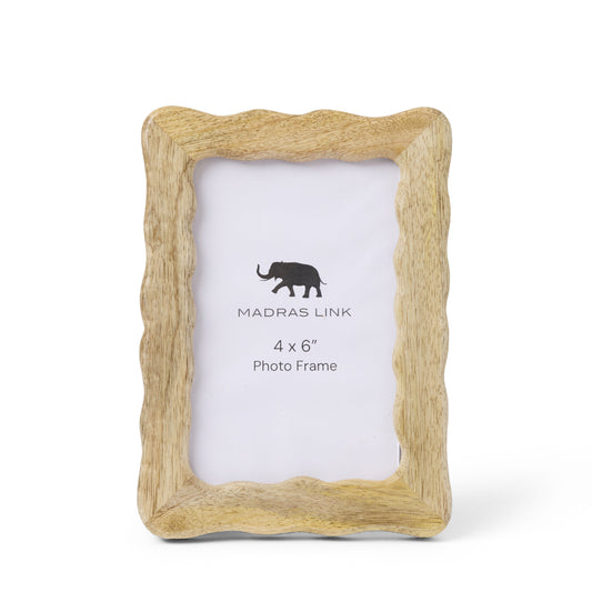 Wavy Natural Photoframe Small