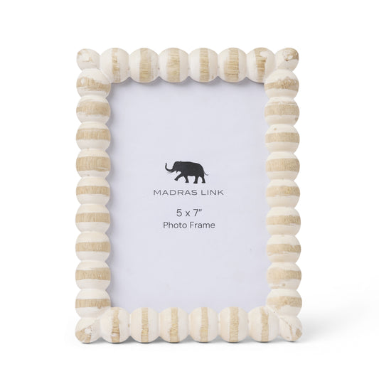 Bobbin Whitewash Photoframe Large