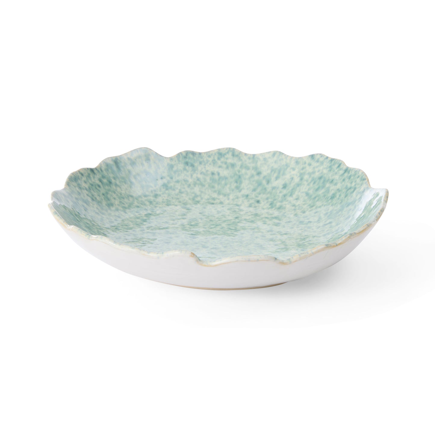 Lagoon Speckle Blue Glazed Dish