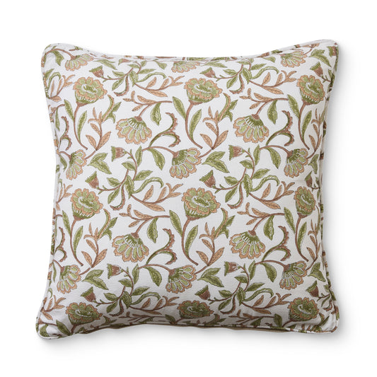 Summer Garden Pink/Green Block Print 50Cm