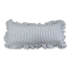 Ruffles Blue Cushion