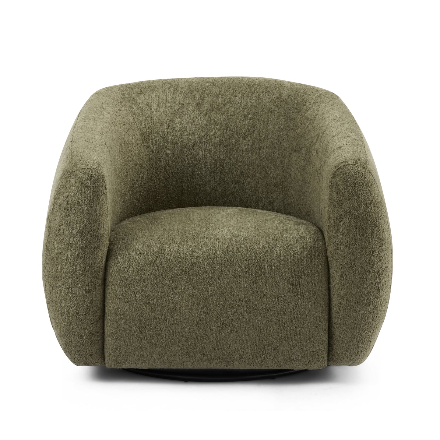 Casa Green Textured Swivel Chair