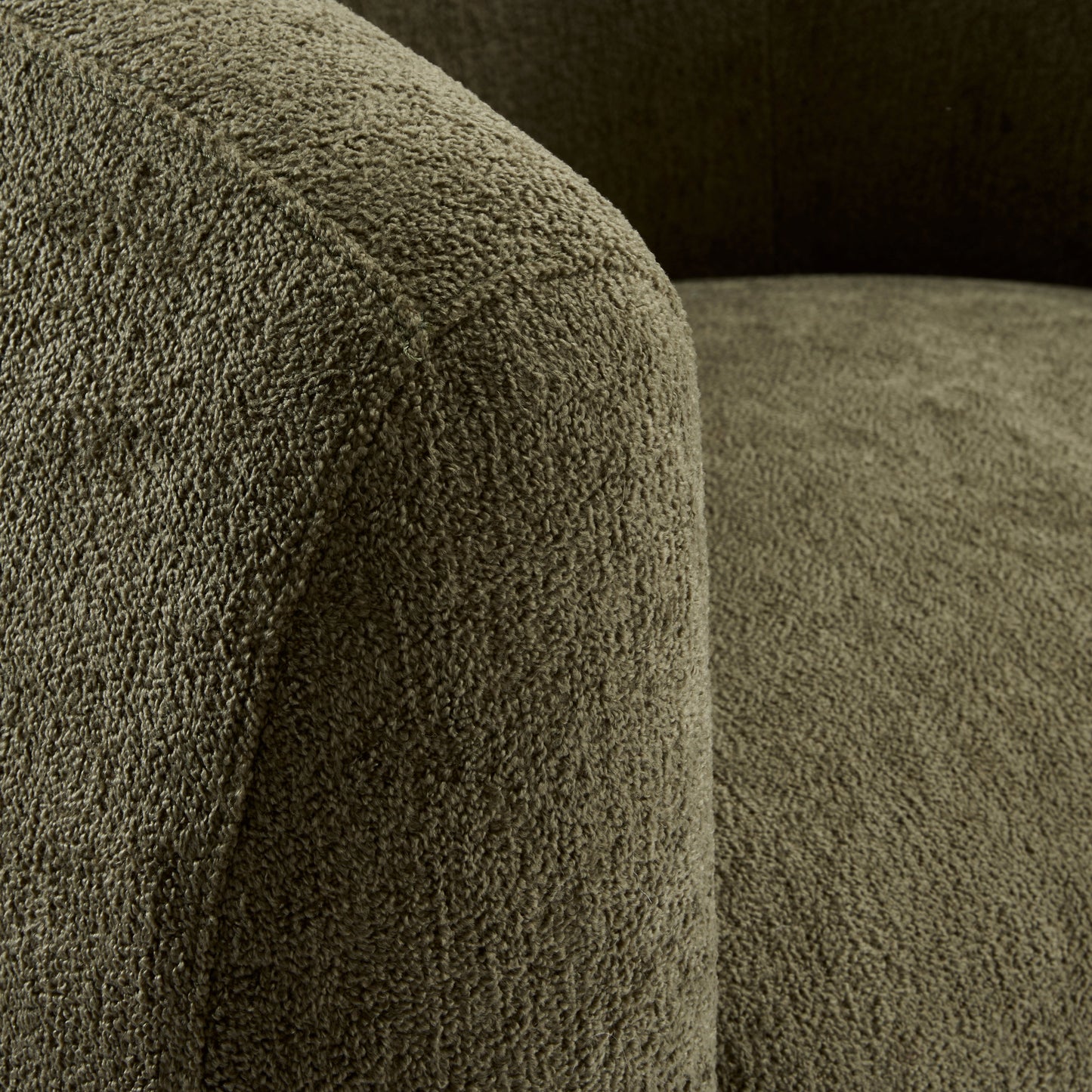 Casa Green Textured Swivel Chair