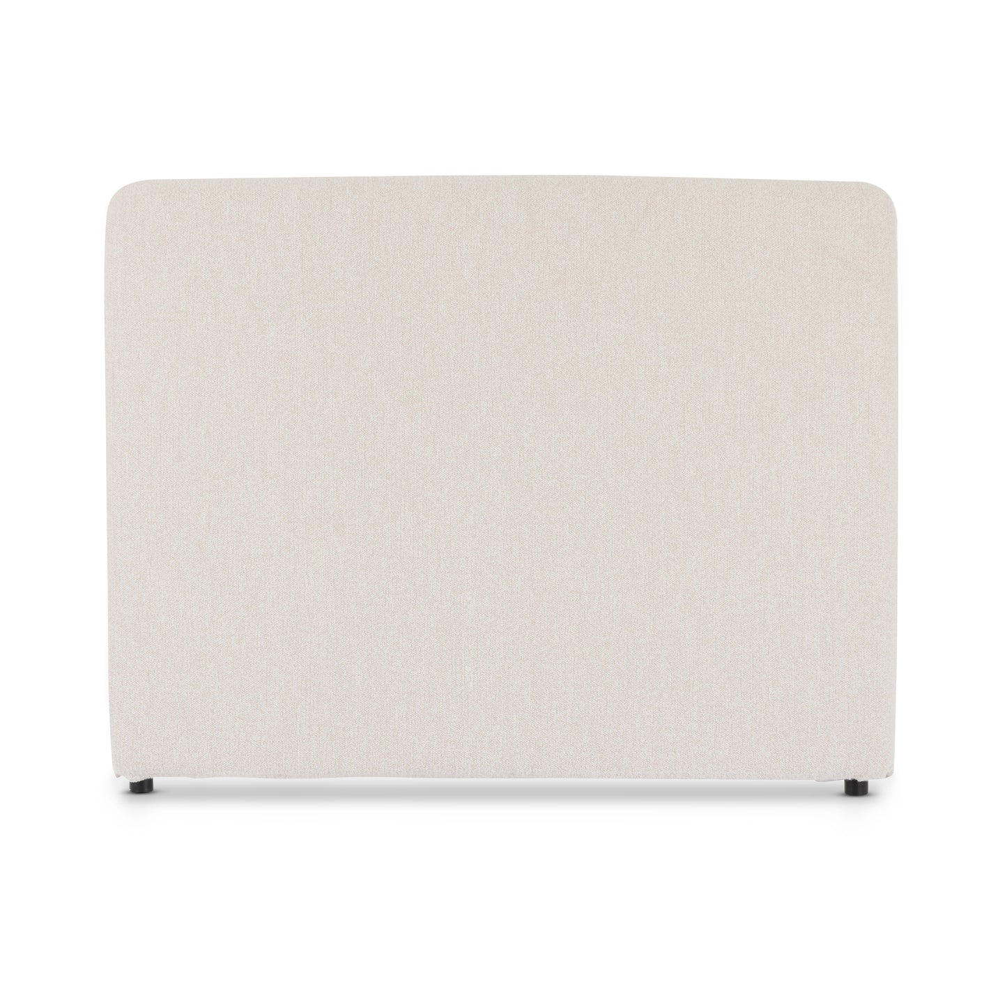Beau Neutral Boucle Slip Cover Queen