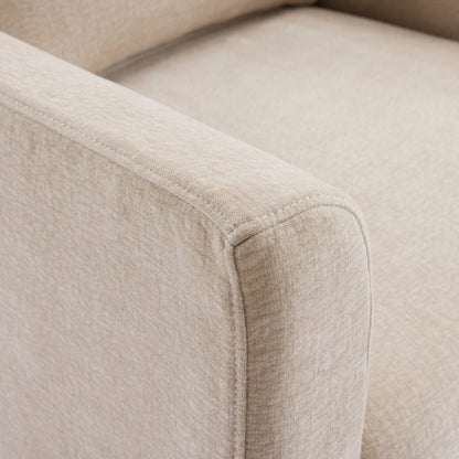 Beau Swivel Chair Natural Slip Cover