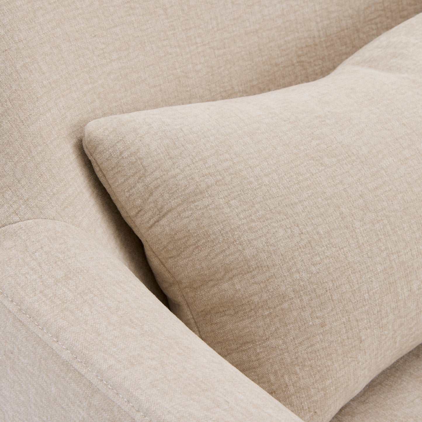 Beau Swivel Chair Natural Slip Cover
