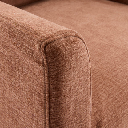 Beau Swivel Chair Rust Slip Cover
