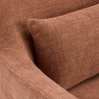 Beau Swivel Chair Rust Slip Cover