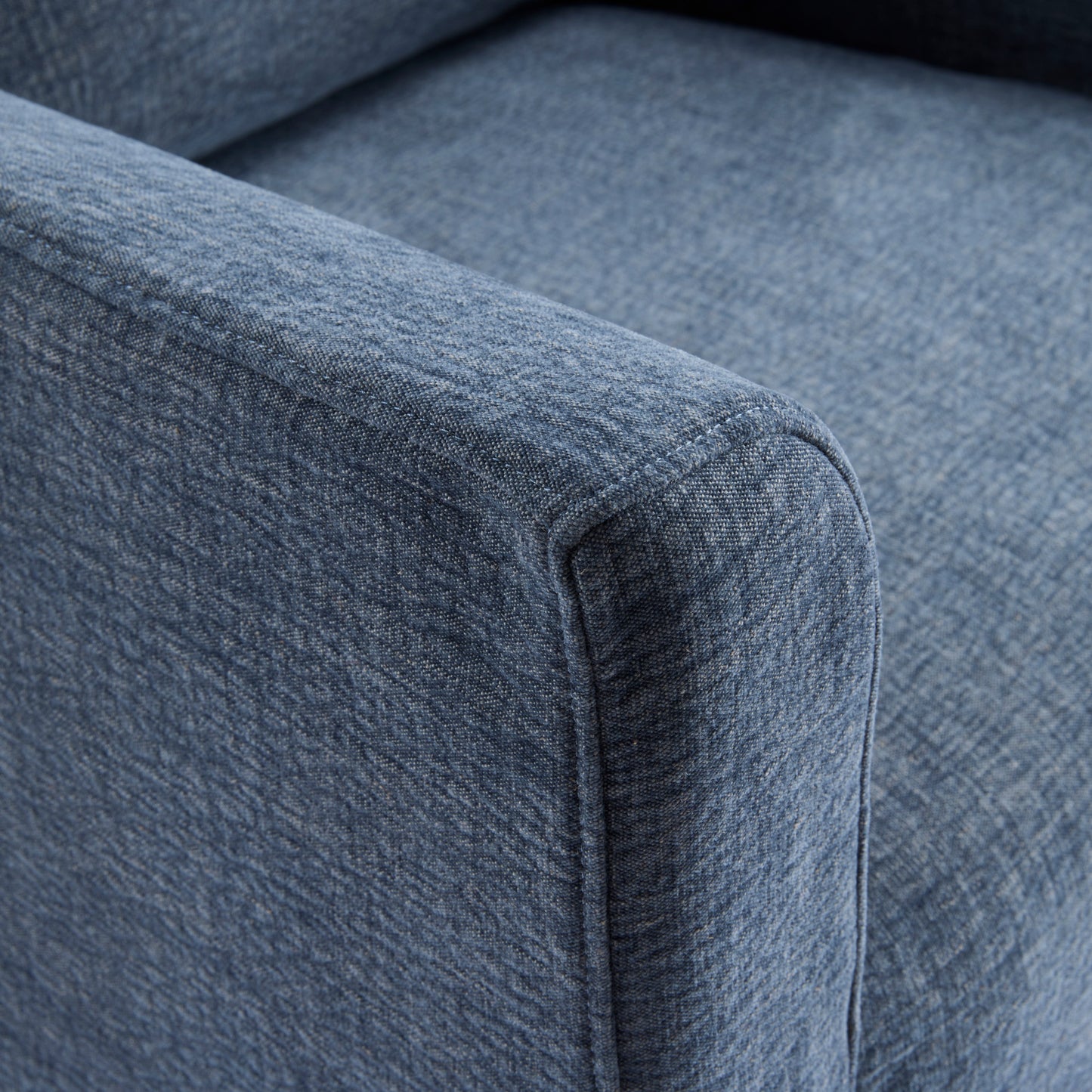 Beau Swivel Chair Dark Blue Slip Cover