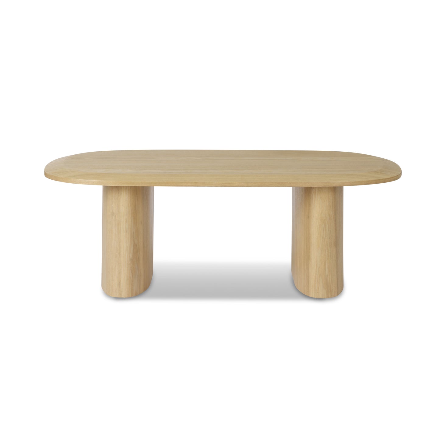 Carmine Oak Veneer Coffee Table