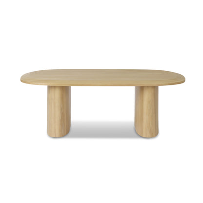 Carmine Oak Veneer Coffee Table