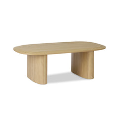 Carmine Oak Veneer Coffee Table