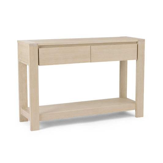 Hudson Light Wood Console Table