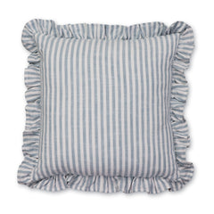 Ruffles Blue Cushion