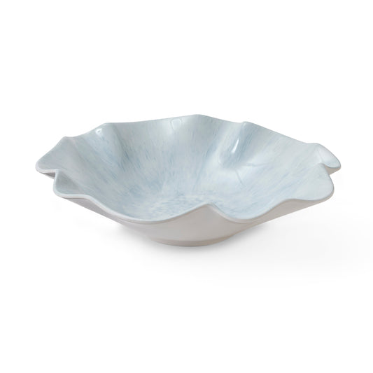 Tide Melamine Blue Serving Bowl