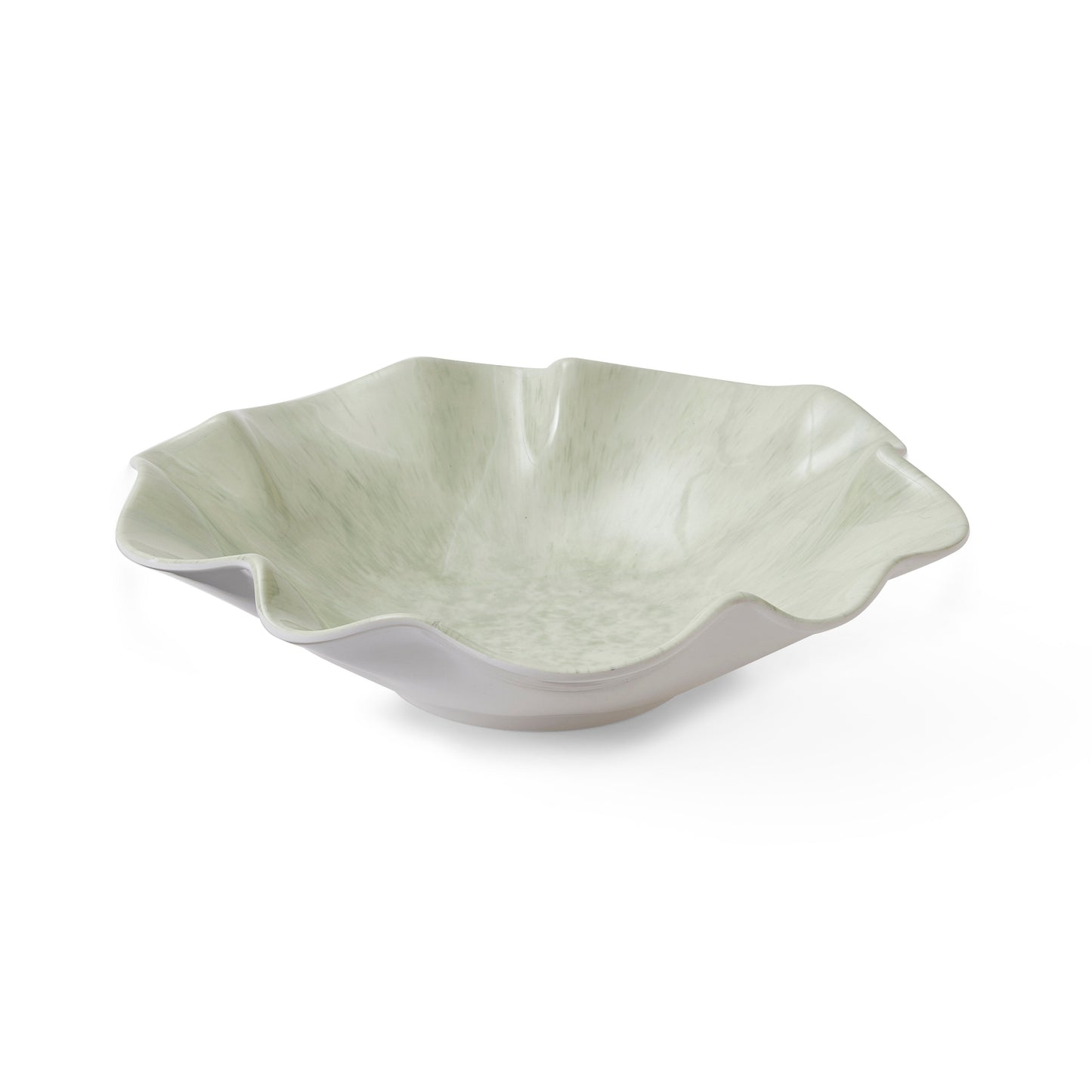 Tide Melamine Seafoam Serving Bowl