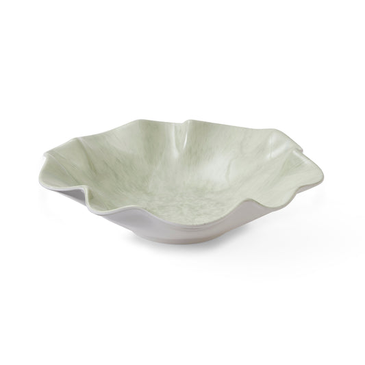 Tide Melamine Seafoam Serving Bowl