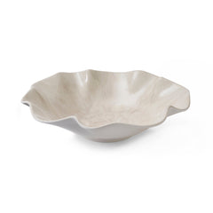 Tide Melamine Ivory Serving Bowl