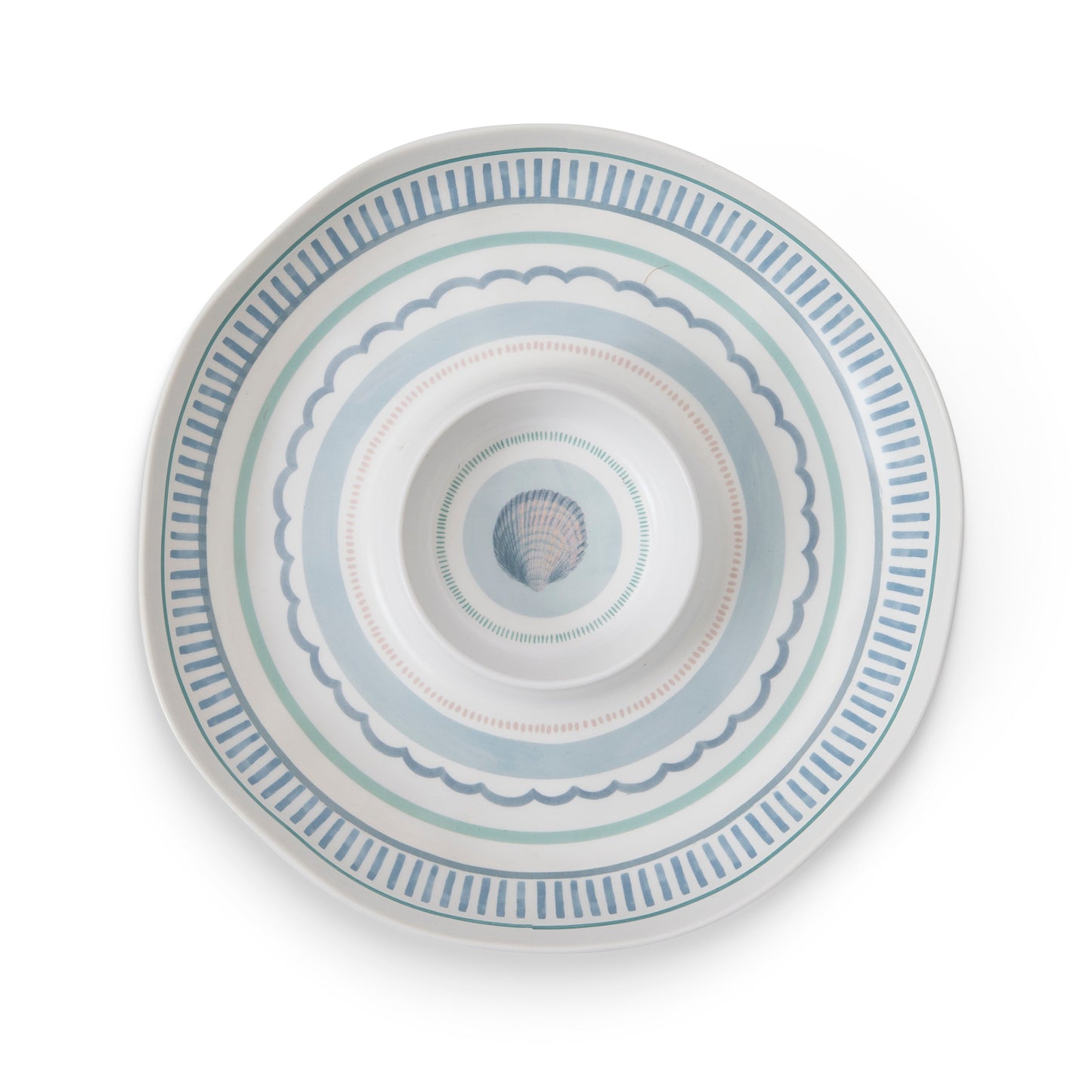 La Mer Melamine Chip Dip Platter