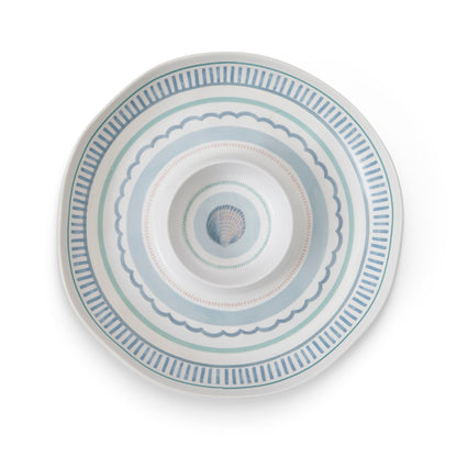 La Mer Melamine Chip Dip Platter