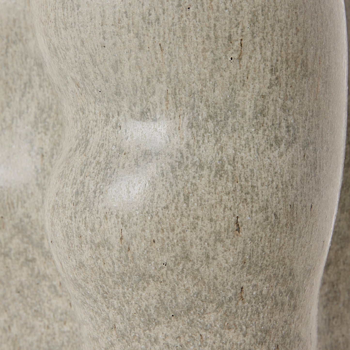 August Wavy Mineral Green Vase