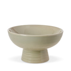 Ceramic Sage Green Pedestal Bowl