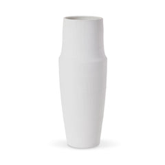 Nelson White Textured Vase Large