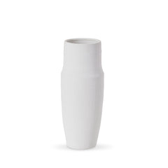 Nelson White Textured Vase Medium