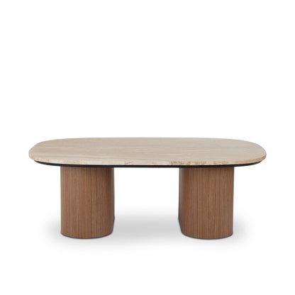 Oscar Travertine Look Coffee Table