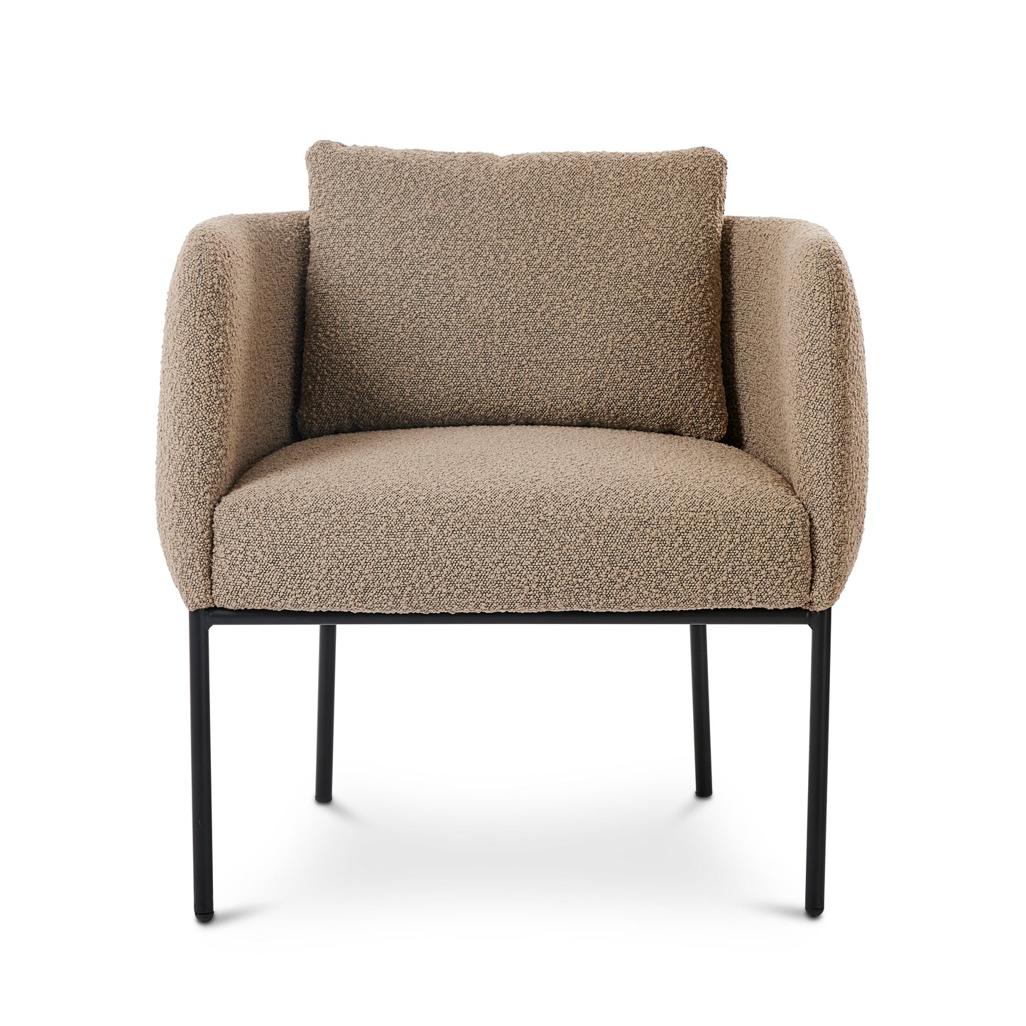 Soho Brown Boucle Chair