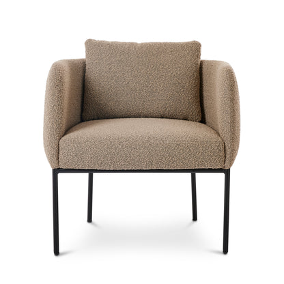 Soho Brown Boucle Chair