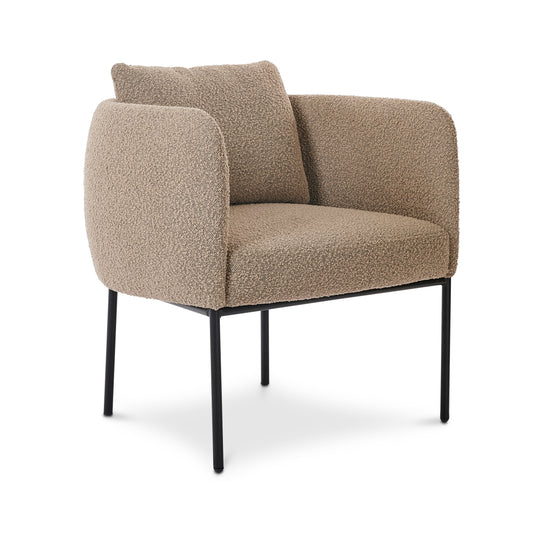 Soho Brown Boucle Chair