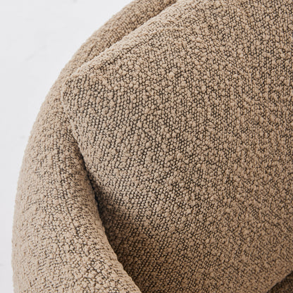 Soho Brown Boucle Chair