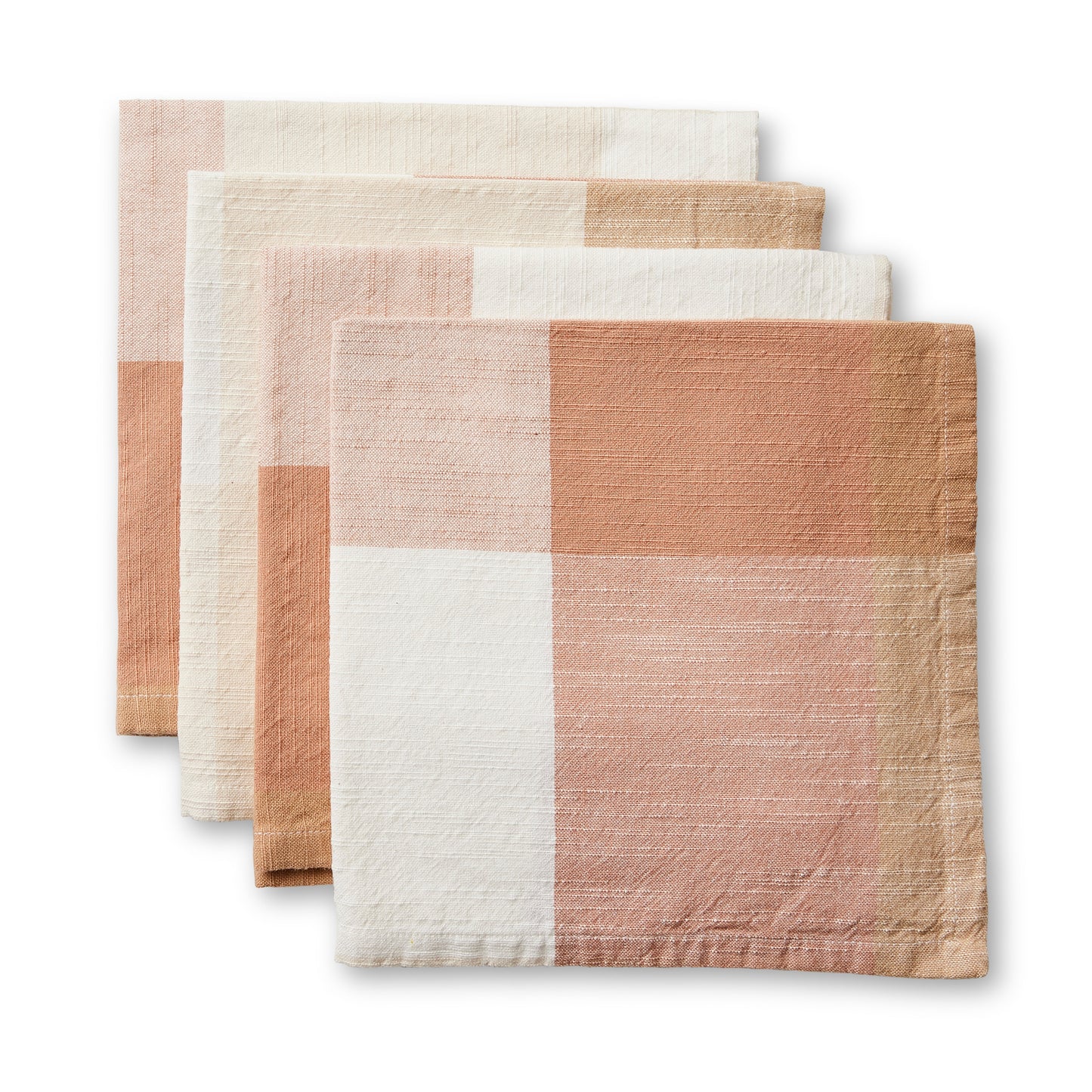 Heide Rust Check Napkin Set 4