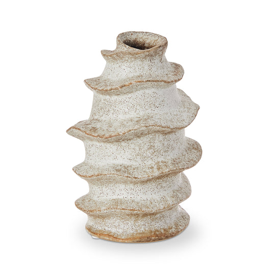 Fossil Taupe Bud Vase Tall