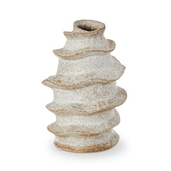 Fossil Taupe Bud Vase Tall
