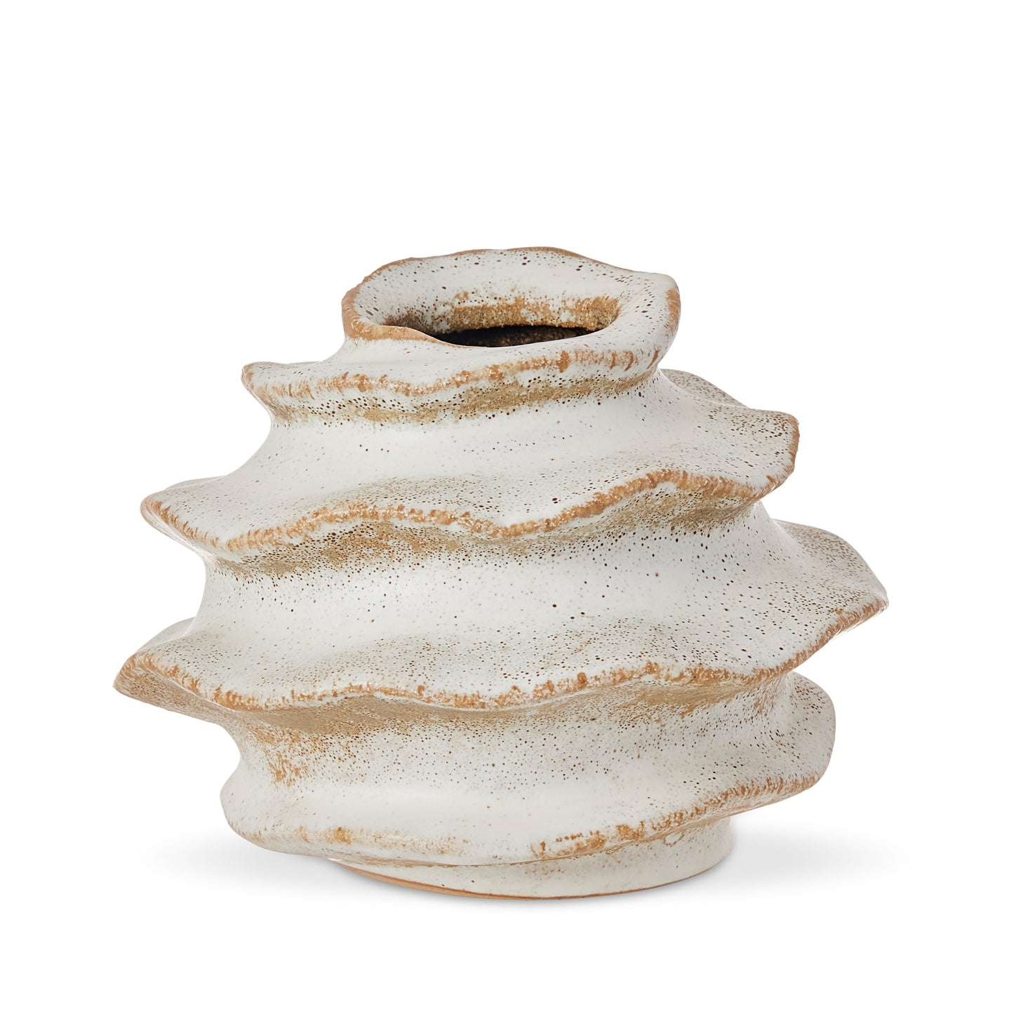 Fossil Taupe Bud Vase Short