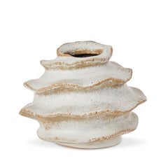 Fossil Taupe Bud Vase Short