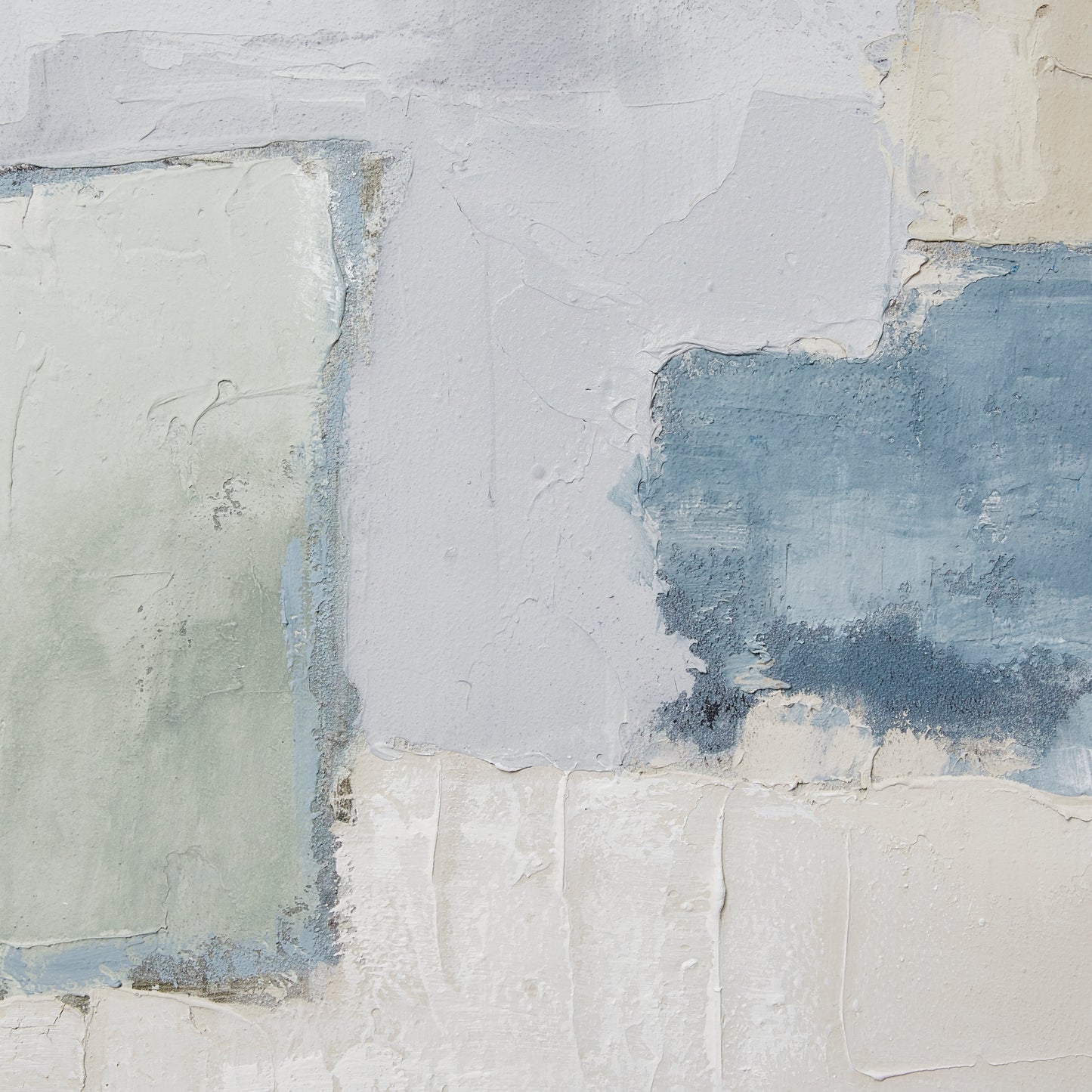Jarah Blue/Green Rectangle Canvas