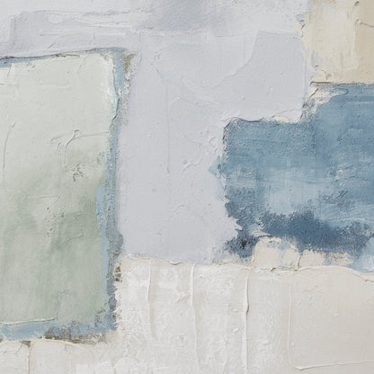Jarah Blue/Green Rectangle Canvas