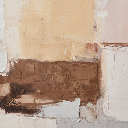 Jarah Warm Neutral Square Canvas