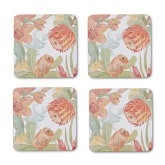 Sanders Multi Square Coaster Set 4