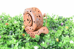 Rust Snail Candle Holder 22x7x15cm