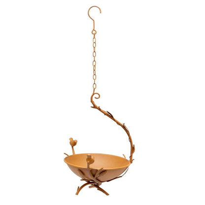Hanging Birdfeeder on Branch w/2 Birds 21x20x29-51cm