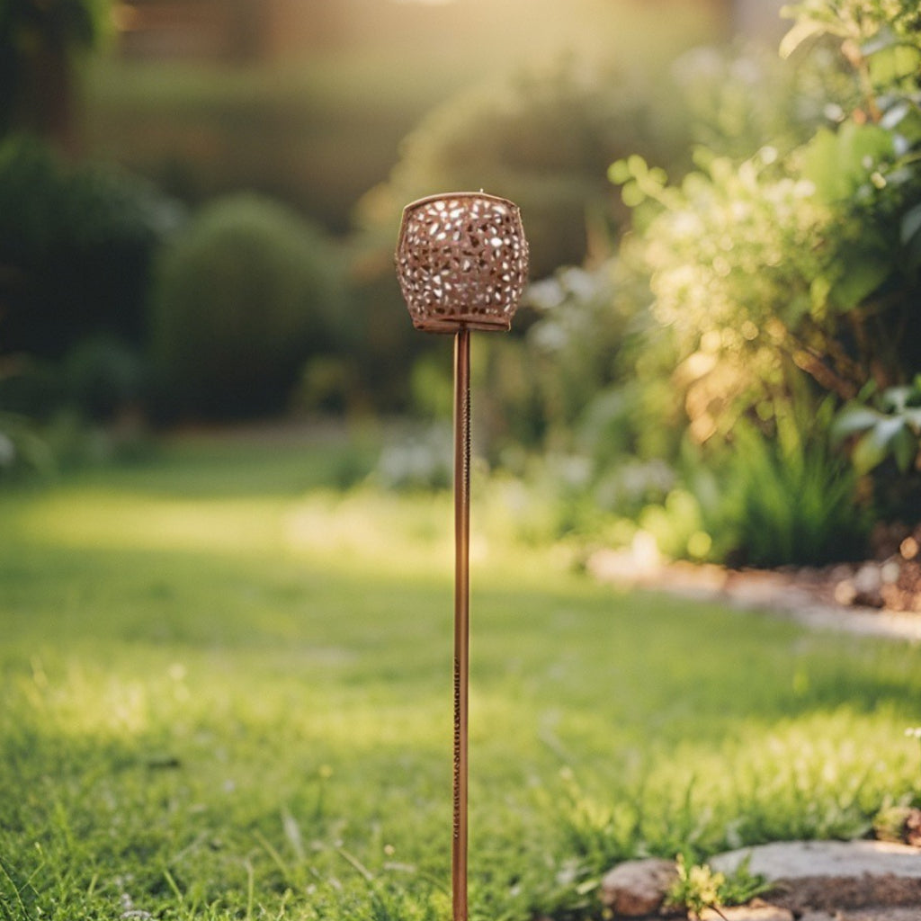 100cm Outdoor Garden Stake Round Candleholder 16x16x100.5cm