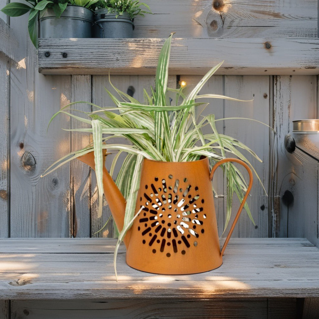 Decorative Watering Can Candle Holder/Planter 34x18x22cm
