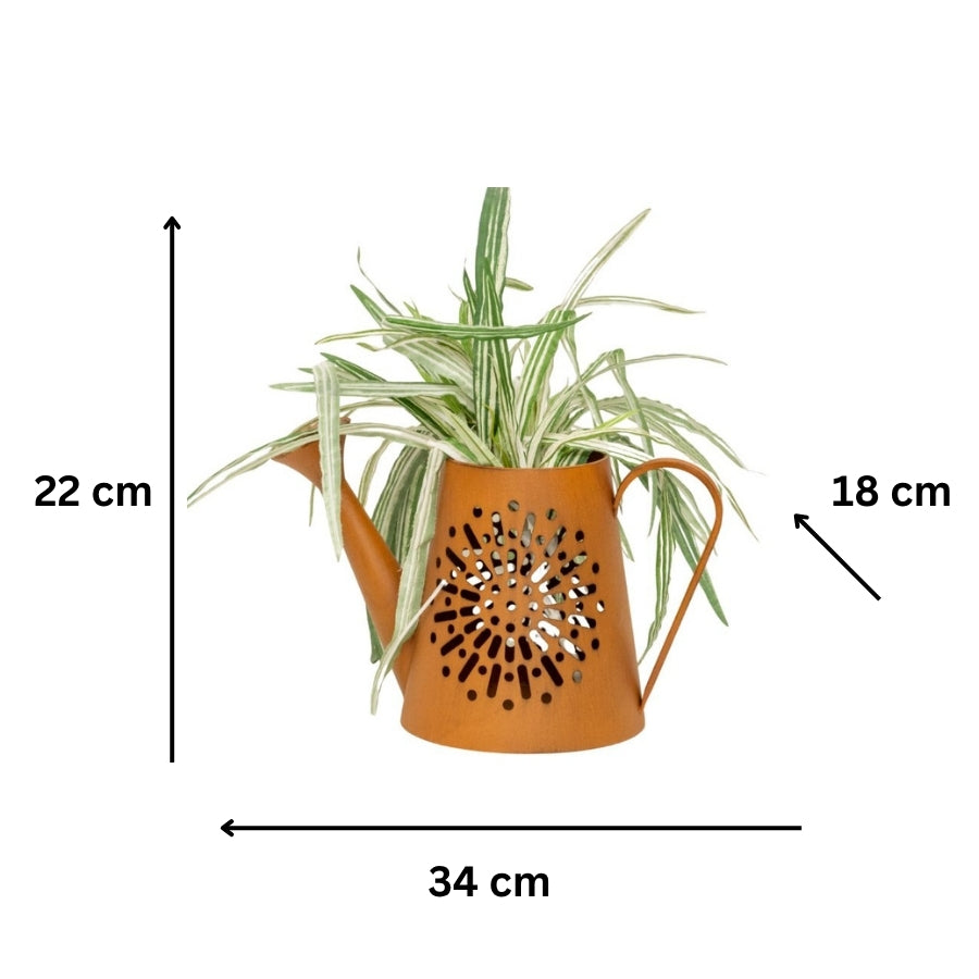 Decorative Watering Can Candle Holder/Planter 34x18x22cm