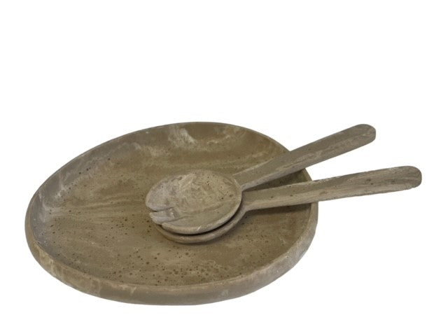 27K Terrazzo Style Salad Servers