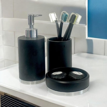 27G - Noir And Chrome Soap Dispenser