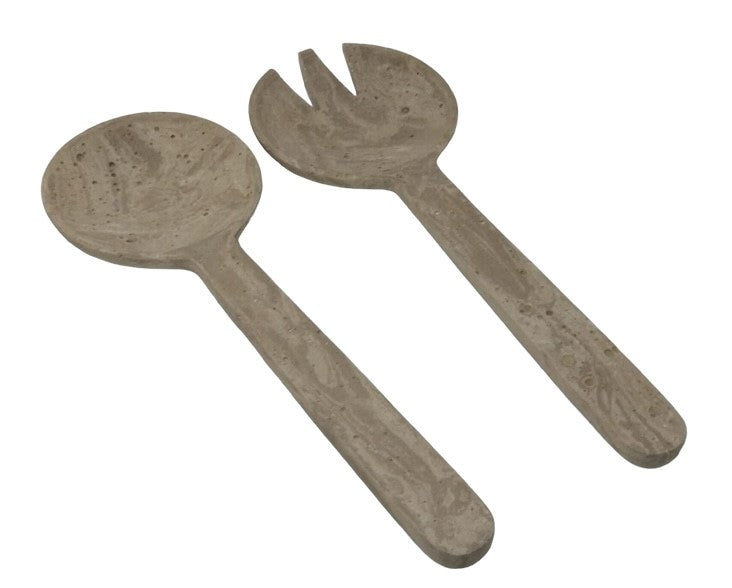 27K Terrazzo Style Salad Servers